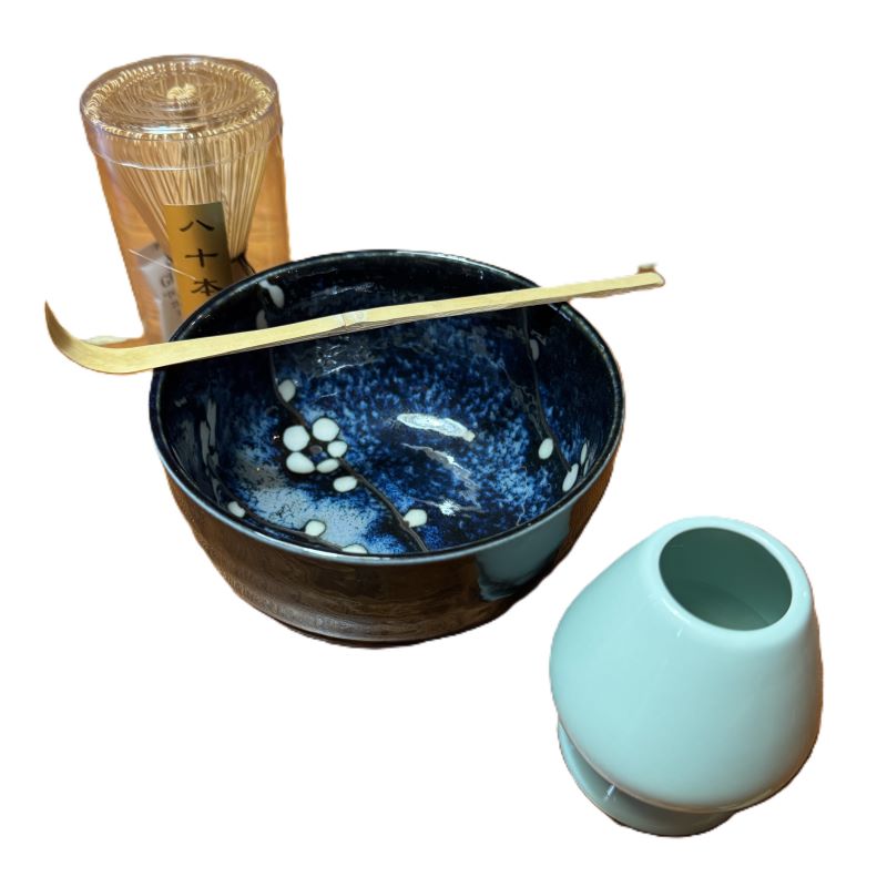 MATCHA SET FLOWER BLUE