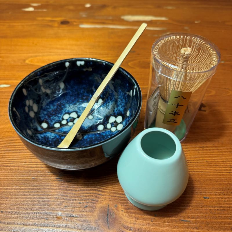 MATCHA SET FLOWER BLUE