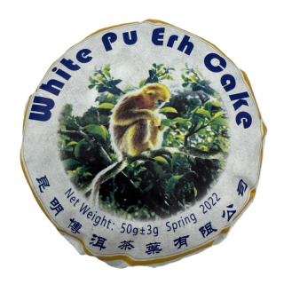 GOLDEN MONKEY WHITE PU ER BING CHA 50g